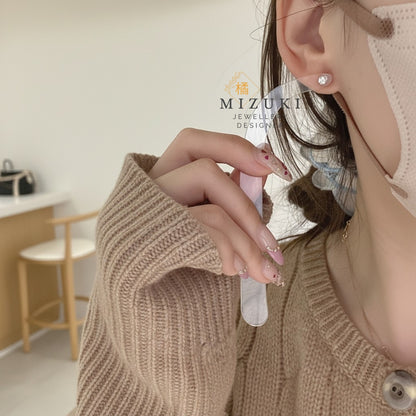 TACHIBANA｜天然鑽石經典六爪單鑽耳環 0.10ct–0.30ct｜Classic Diamond Stud Earrings