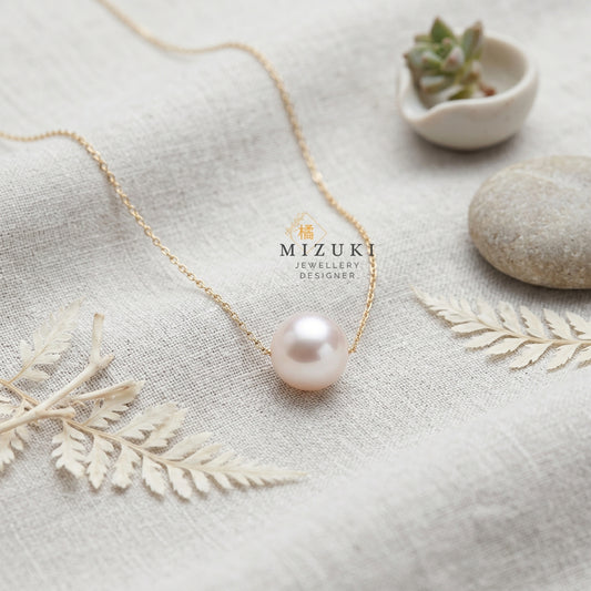 TACHIBANA｜18K金6.5mm單顆Akoya珍珠項鍊｜Classic Akoya Pearl Necklace