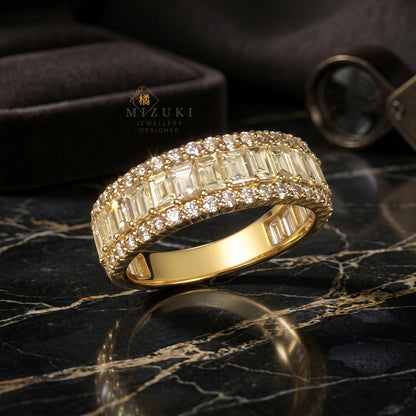 TACHIBANA｜0.70ct 梯鑽排鑽戒｜0.70ct Baguette Diamond Ring