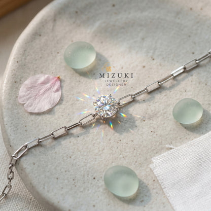 TACHIBANA｜0.50ct 圓形鑽石 Solitaire 手鍊｜Round Diamond Solitaire Bracelet