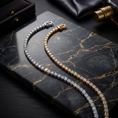 TACHIBANA｜2.0ct 鑽石 Tennis 手鍊｜Diamond Tennis Bracelet｜K18 / PT 鉑金