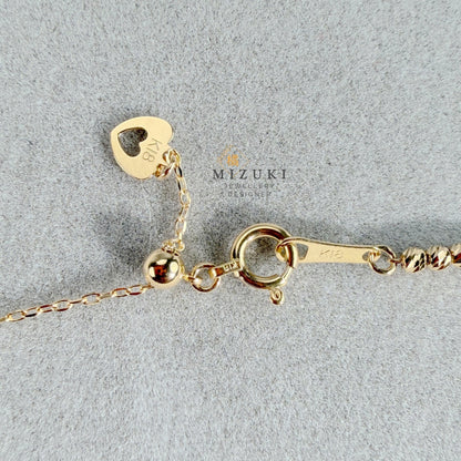 TACHIBANA｜18K 三色珠鍊項鍊｜黃金・鉑金・玫瑰金｜Fine Jewelry