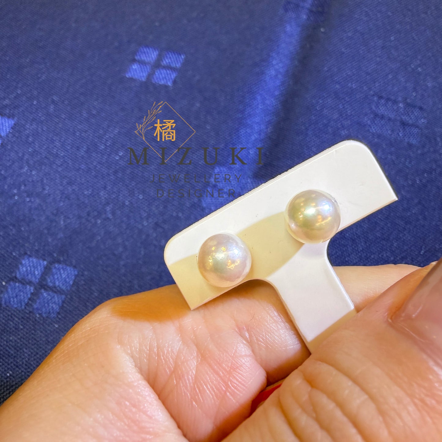 TACHIBANA｜PT900鉑金 Akoya 珍珠 6.5mm 單顆珍珠耳釘