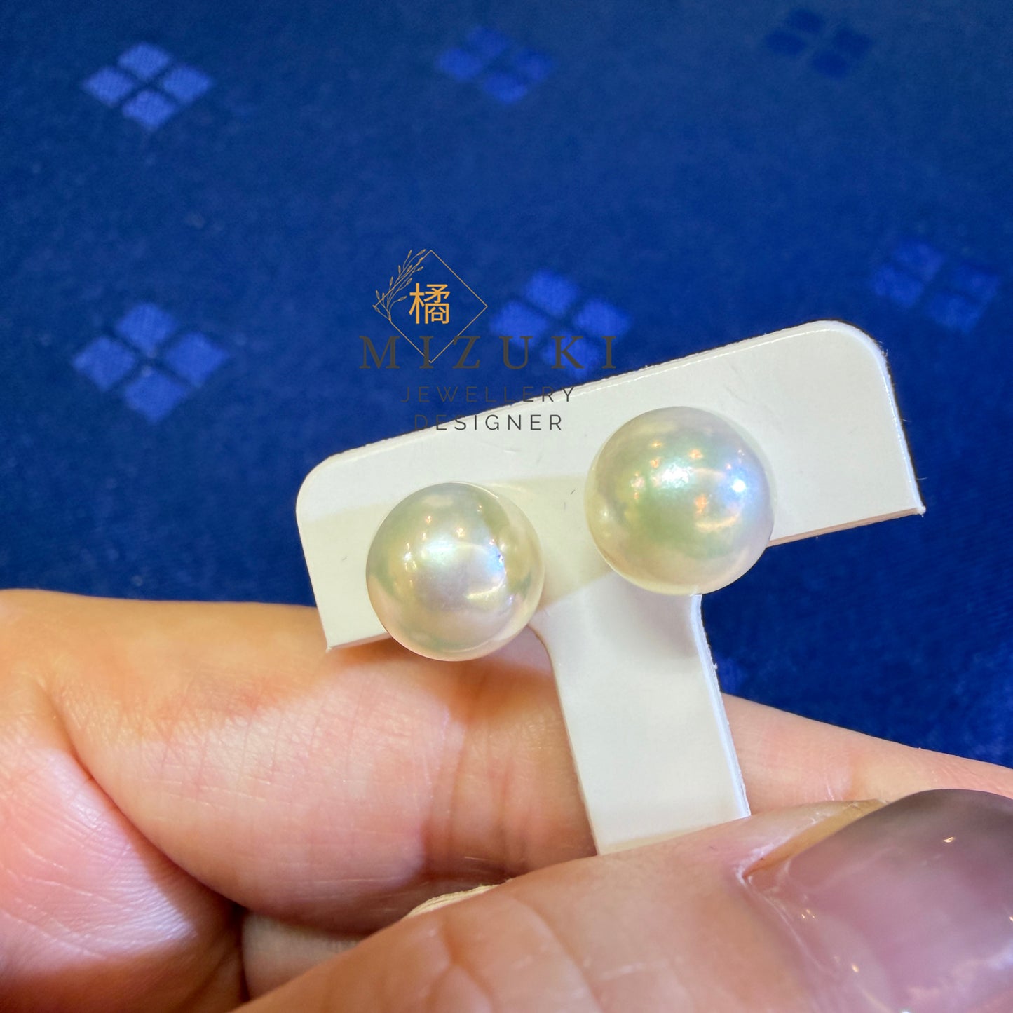 TACHIBANA｜PT900鉑金 Akoya 珍珠 8mm 單顆珍珠耳釘