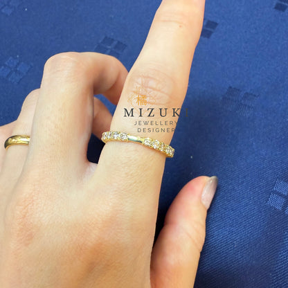 TACHIBANA｜18K 黃金 1.00ct 全圈天然鑽石戒指｜Diamond Eternity Band Ring