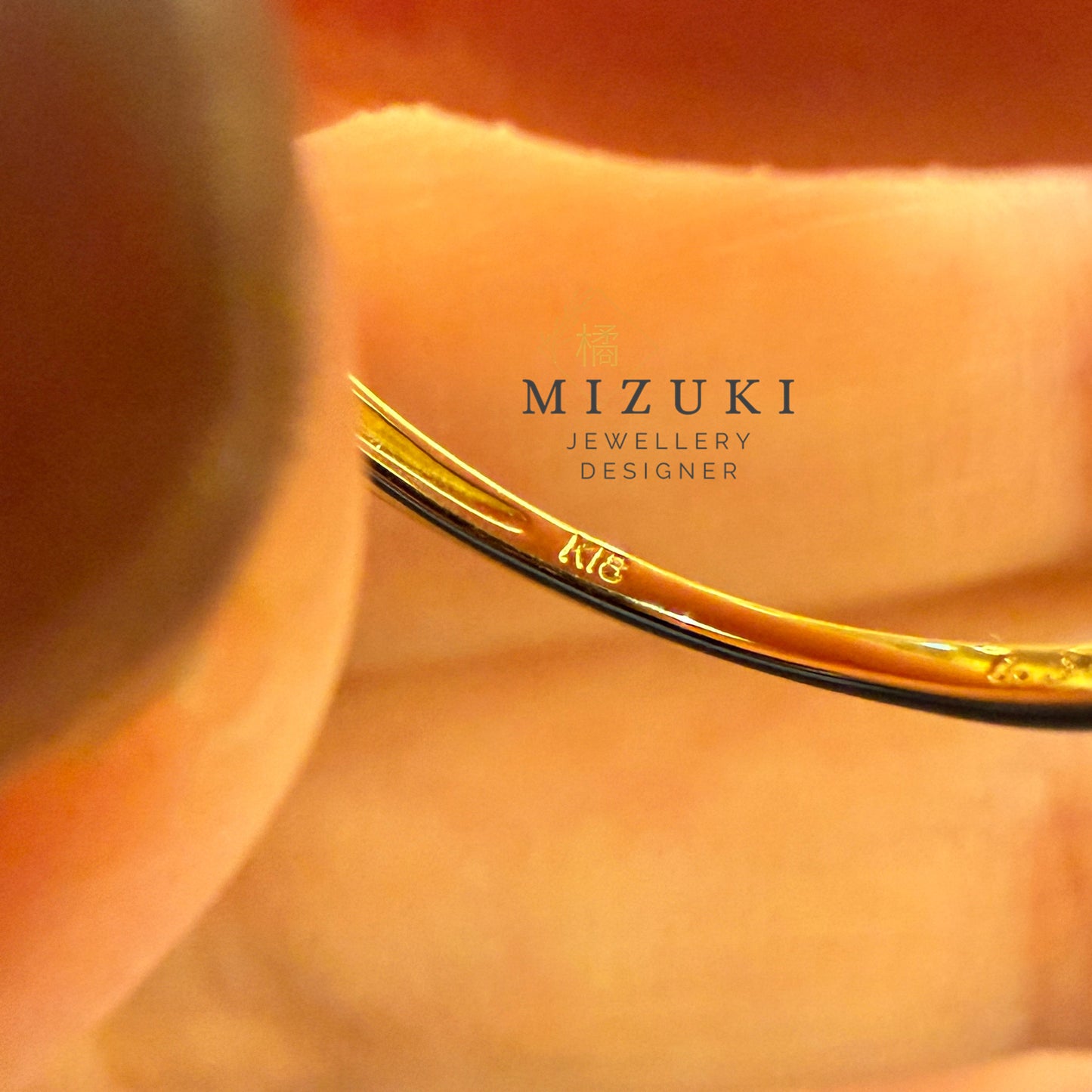 TACHIBANA｜18K 黃金 0.30ct 半圈排鑽戒指｜Half Eternity Diamond Ring