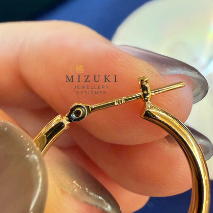 TACHIBANA｜18K 黃金經典圈圈耳環｜Double Hoop Gold Earrings