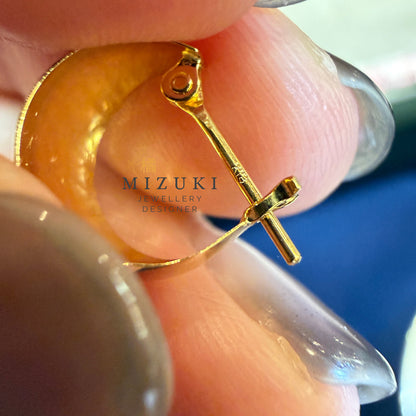 TACHIBANA｜18K 黃金半圓弧耳環｜Half Hoop Gold Earrings