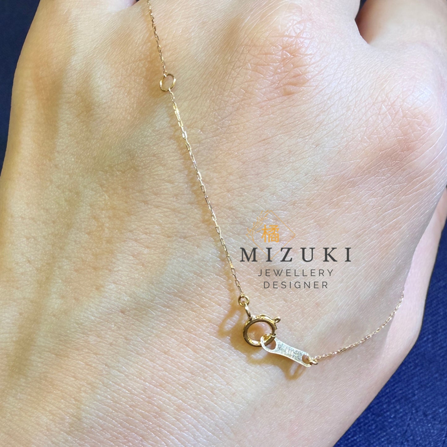 TACHIBANA｜18K 黃金 0.10ct 幸運馬蹄天然鑽石項鍊｜Horseshoe Diamond Necklace