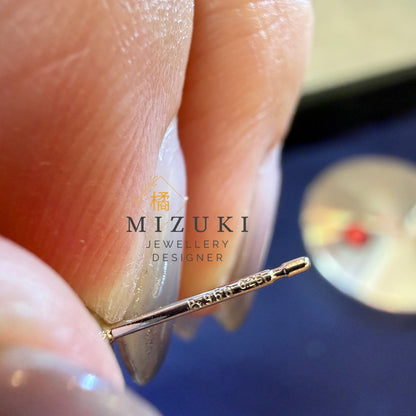TACHIBANA｜PT900 鉑金 0.50ct 花朵拼鑲天然鑽石耳環｜Floral Cluster Diamond Stud Earrings