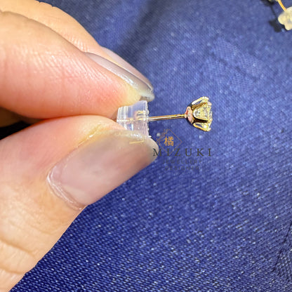 TACHIBANA｜PT950 鉑金 0.70ct Halo 天然鑽石耳釘｜Halo Diamond Stud Earrings