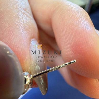 TACHIBANA｜PT950 鉑金 0.70ct Halo 天然鑽石耳釘｜Halo Diamond Stud Earrings