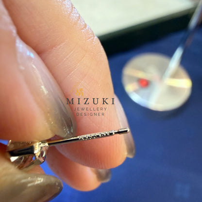 TACHIBANA｜PT950 鉑金 1.00ct 天然鑽石耳環｜經典鑽石耳釘 Fine Jewelry