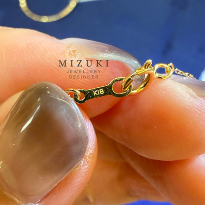 TACHIBANA｜18K 金 天然蛋白石項鍊｜0.90ct Opal 復古設計