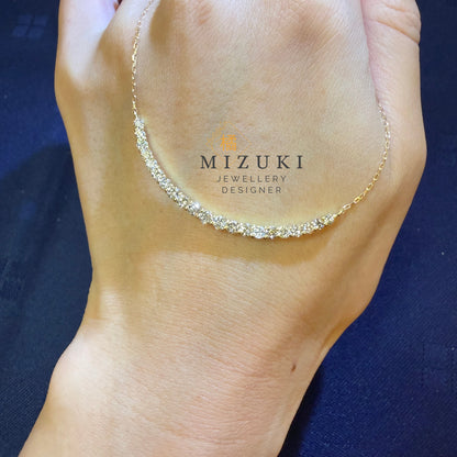 TACHIBANA｜18K 黃金 1.00ct 微笑天然鑽石項鍊｜Smile Diamond Necklace