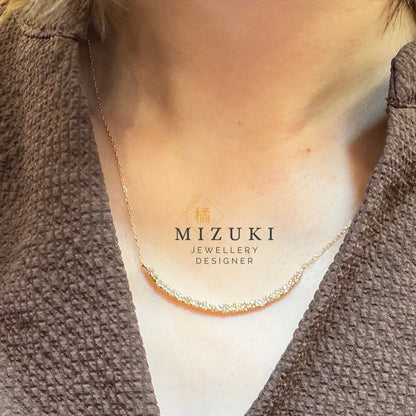 TACHIBANA｜18K 黃金 1.00ct 微笑天然鑽石項鍊｜Smile Diamond Necklace