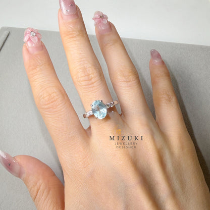 TACHIBANA｜Pt 帕拉伊巴碧璽鑽石戒指｜1.931ct Paraiba Tourmaline Diamond Ring