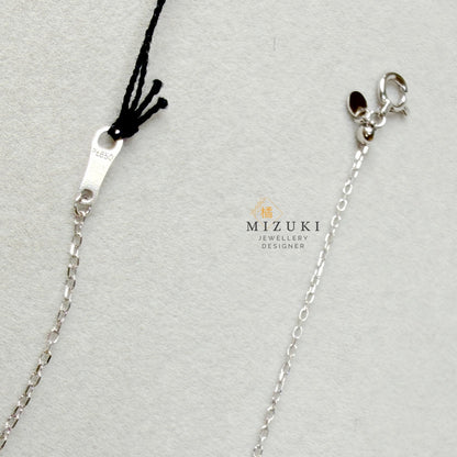 TACHIBANA｜PT950 梨形鑽石光圈項鍊｜Pear Halo Diamond Necklace