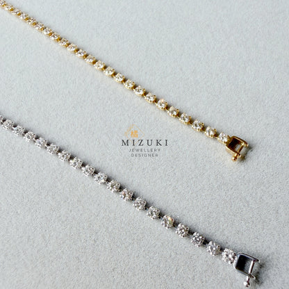 TACHIBANA｜2.0ct 鑽石 Tennis 手鍊｜Diamond Tennis Bracelet｜K18 / PT 鉑金