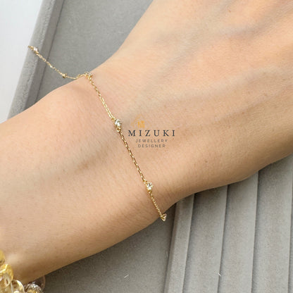 TACHIBANA｜18K 星光鑽石 Scatter 手鍊｜K18 Diamond Scatter Bracelet｜0.30ct Natural Diamond