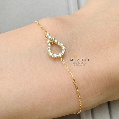 TACHIBANA｜18K 金鑽石 Halo 手鍊｜Diamond Halo Bracelet