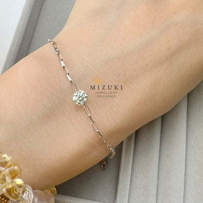 TACHIBANA｜0.50ct 圓形鑽石 Solitaire 手鍊｜Round Diamond Solitaire Bracelet