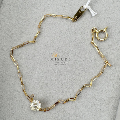 TACHIBANA｜0.50ct 圓形鑽石 Solitaire 手鍊｜Round Diamond Solitaire Bracelet