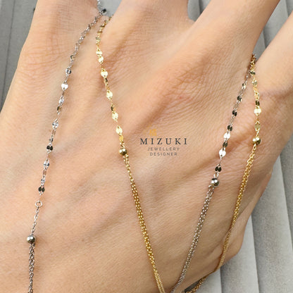 TACHIBANA｜70cm 閃片長鏈項鍊｜Sparkle Chain Long Necklace