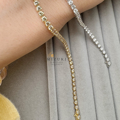 TACHIBANA｜3.0ct 鑽石 Tennis 手鍊｜Diamond Tennis Bracelet