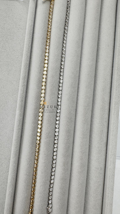 TACHIBANA｜3.0ct 鑽石 Tennis 手鍊｜Diamond Tennis Bracelet