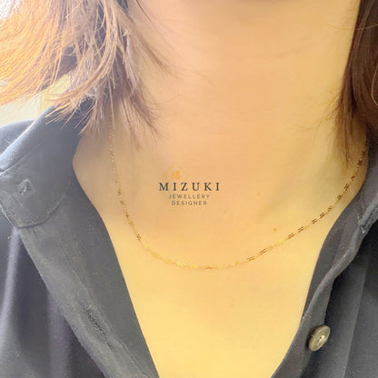 TACHIBANA｜18K 黃金・PT850 鉑金永恆之鏈項鍊｜Infinity Link Necklace