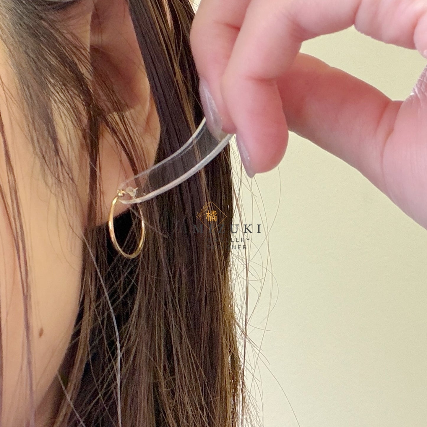 TACHIBANA｜18K 黃金經典圓圈耳環｜K18 Classic Hoop Earrings 10mm・15mm