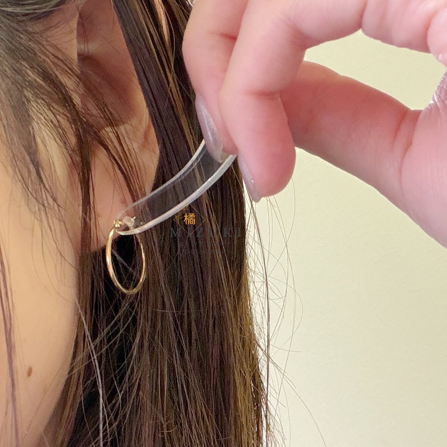TACHIBANA｜18K 黃金經典圓圈耳環｜K18 Classic Hoop Earrings 10mm・15mm