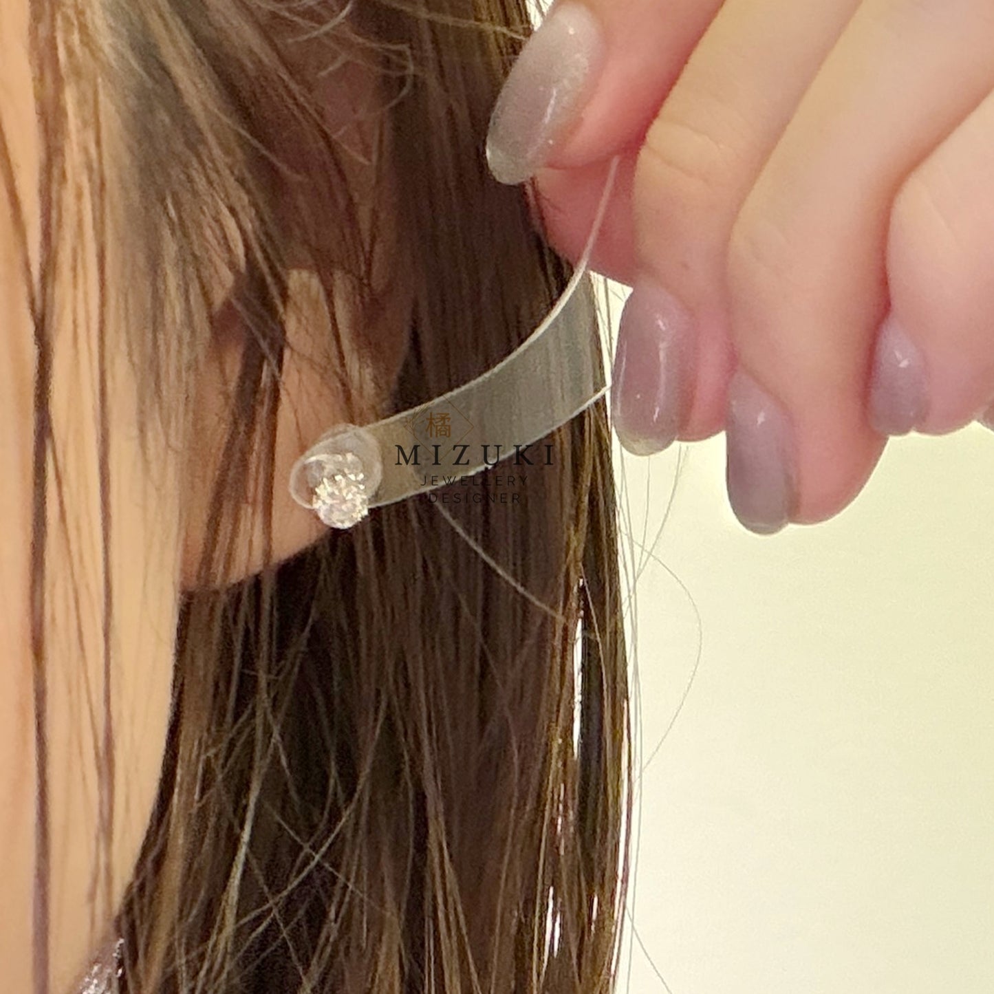 TACHIBANA｜PT 鉑金天然鑽石耳環｜0.528ct D Color VS2 六爪鑲嵌