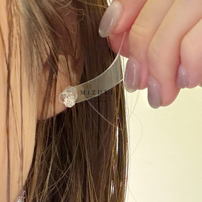 TACHIBANA｜PT 鉑金天然鑽石耳環｜0.528ct D Color VS2 六爪鑲嵌