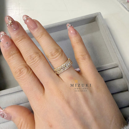 TACHIBANA｜0.70ct 梯鑽排鑽戒｜0.70ct Baguette Diamond Ring