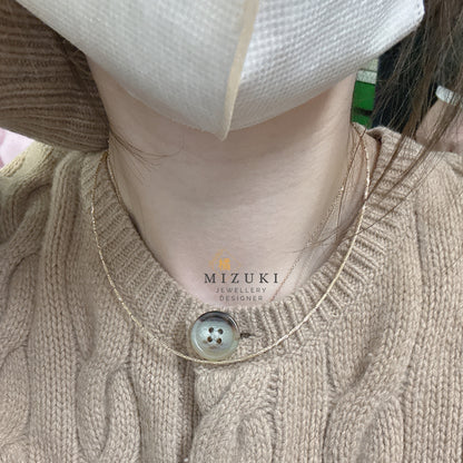 TACHIBANA｜18K金日系極細閃光鎖骨鏈｜Faceted Sparkle Chain Necklace