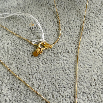 TACHIBANA｜0.40ct 階梯式鑽石項鍊｜Emerald Cut Halo Diamond Necklace｜18K Gold