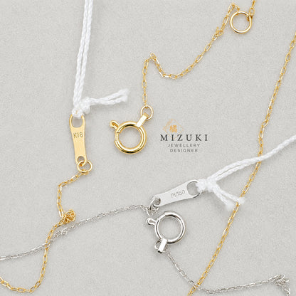 TACHIBANA｜18K 金／PT 鉑金 貓咪鑽石項鍊｜Cat Outline Diamond Necklace｜0.13ct 天然鑽石