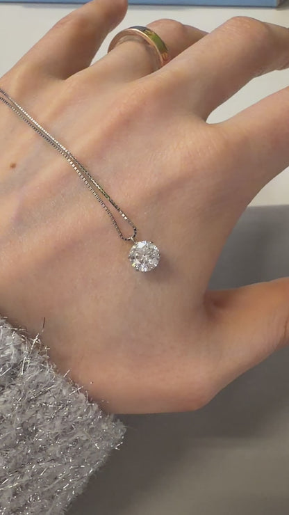 TACHIBANA｜Pt 鉑金 1.003ct D Color 天然鑽石項鍊｜Solitaire Diamond Necklace