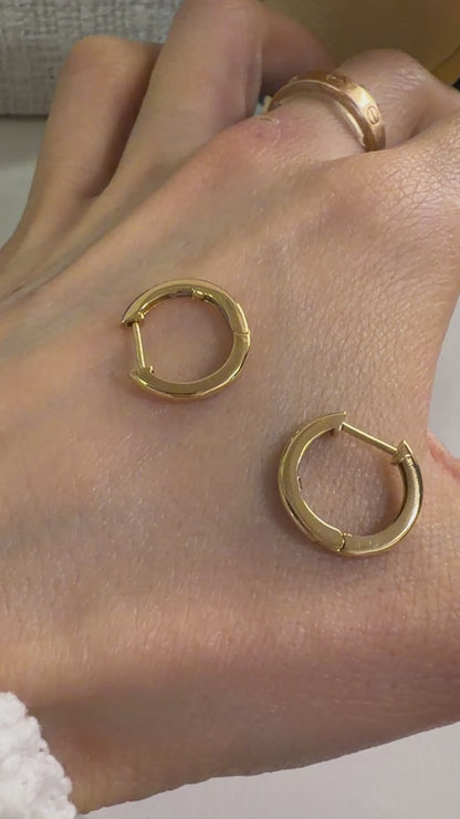 TACHIBANA｜18K金極簡小圓圈耳環｜Classic Hoop Earrings