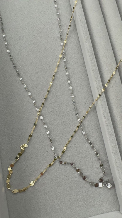 TACHIBANA｜70cm 閃片長鏈項鍊｜Sparkle Chain Long Necklace