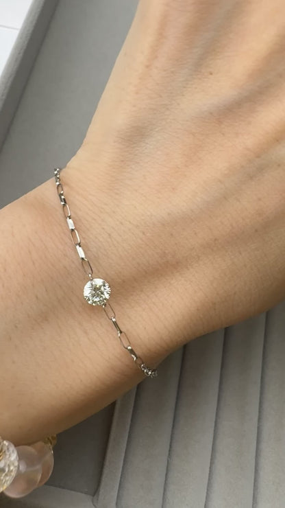 TACHIBANA｜0.50ct 圓形鑽石 Solitaire 手鍊｜Round Diamond Solitaire Bracelet