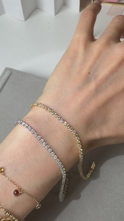 TACHIBANA｜2.0ct 鑽石 Tennis 手鍊｜Diamond Tennis Bracelet
